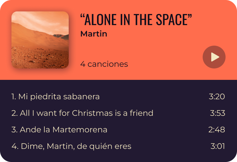 lista de canciones